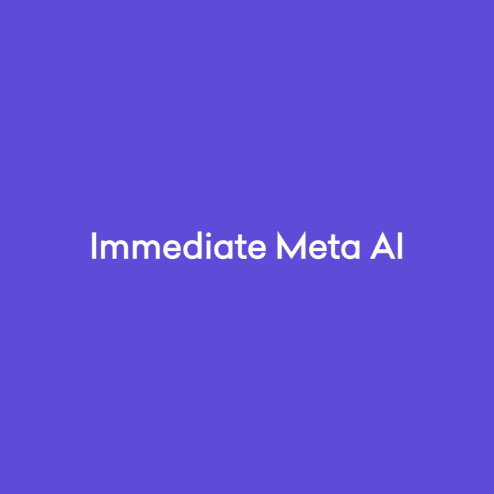 Immediate Meta Ai